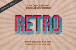 3D Retro Vintage Layer Style