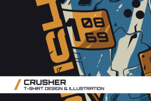 Crusher T-Shirt Illustration