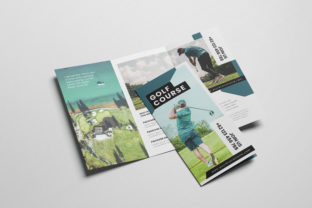 Golf AI and PSD Trifold Brochure