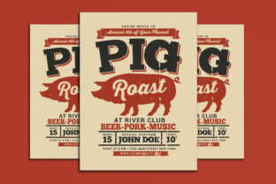 Pig Roast Event Flyer