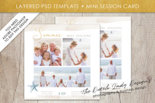 PSD Summer Beach Mini Photo Session Card Template: A Practical Guide for Designers and Creators