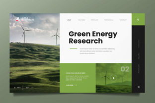 Renewable Energy Web Header Design for Modern Digital Projects