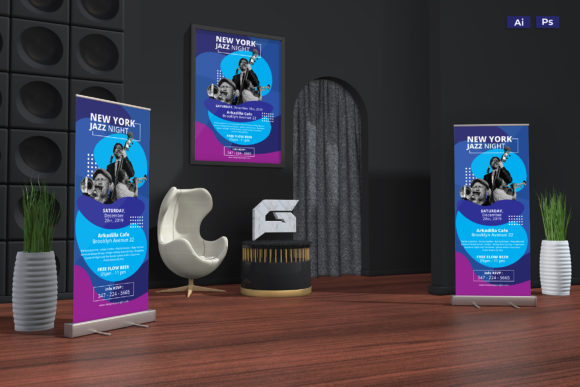 Rollup Banner Flyer Music: A Playful and Practical Design Solution for Event Promotion