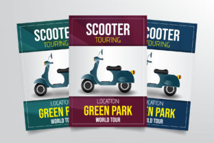 Scooter Touring Flyer Template
